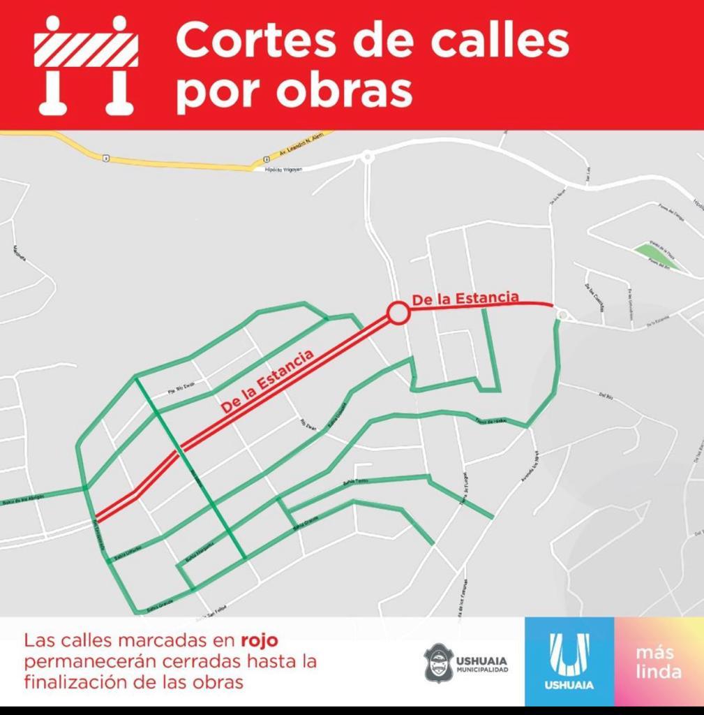 en verde los caminos habilitados